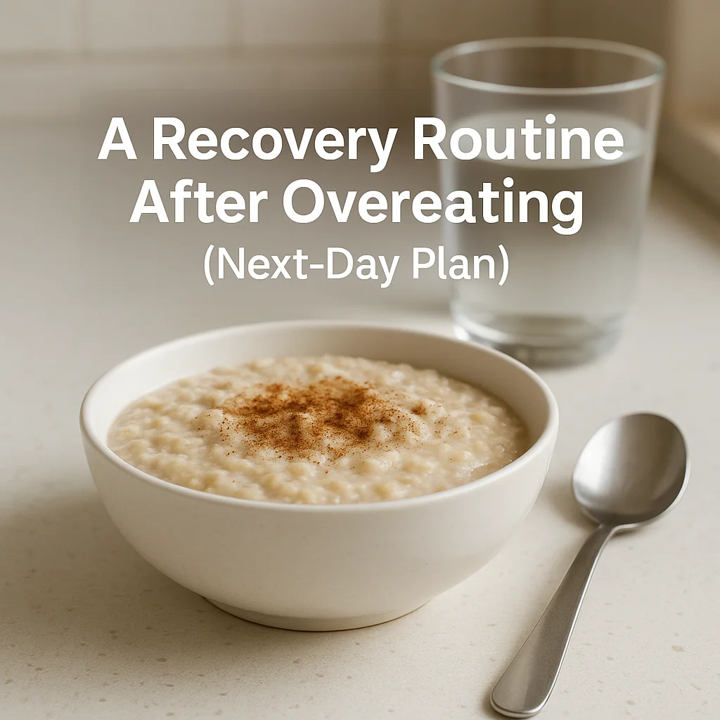 A Recovery Routine After Overeating (Next-Day Plan)