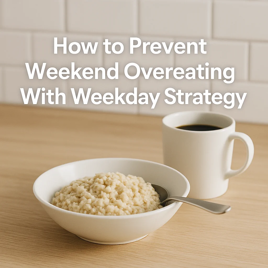 How to Prevent Weekend Overeating With Weekday Strategy