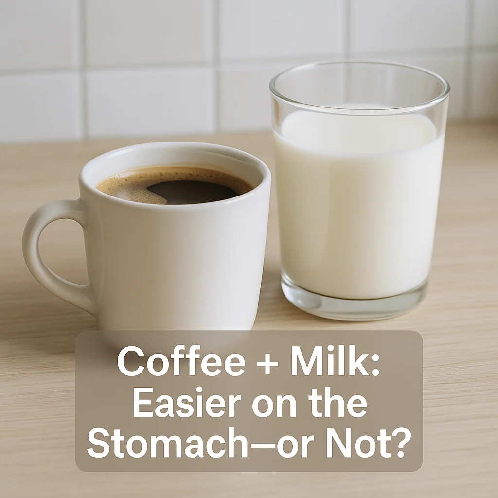 Coffee + Milk: Easier on the Stomach—or Not?