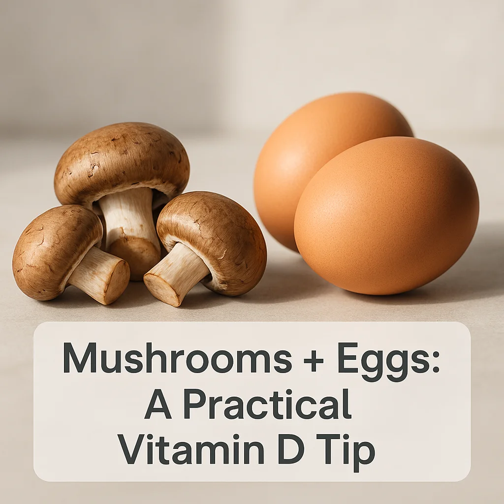 Mushrooms + Eggs: A Practical Vitamin D Tip