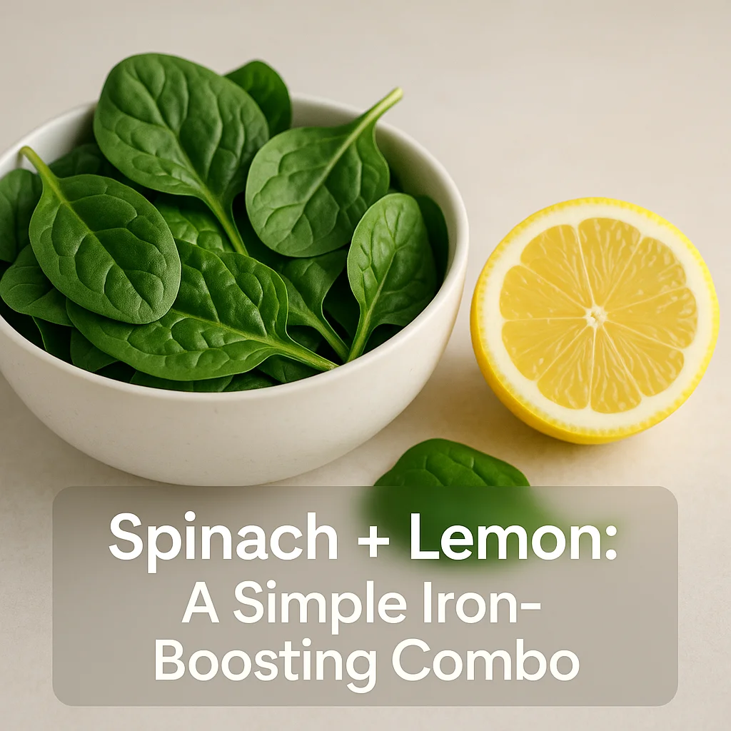 Spinach + Lemon: A Simple Iron-Boosting Combo
