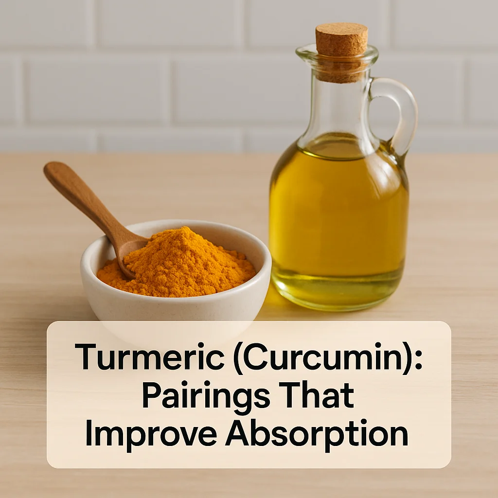Turmeric (Curcumin): Pairings That Improve Absorption