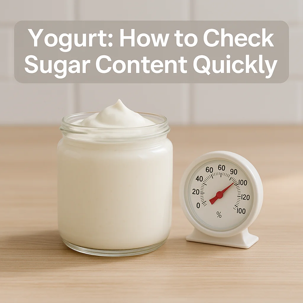 Yogurt: How to Check Sugar Content Quickly
