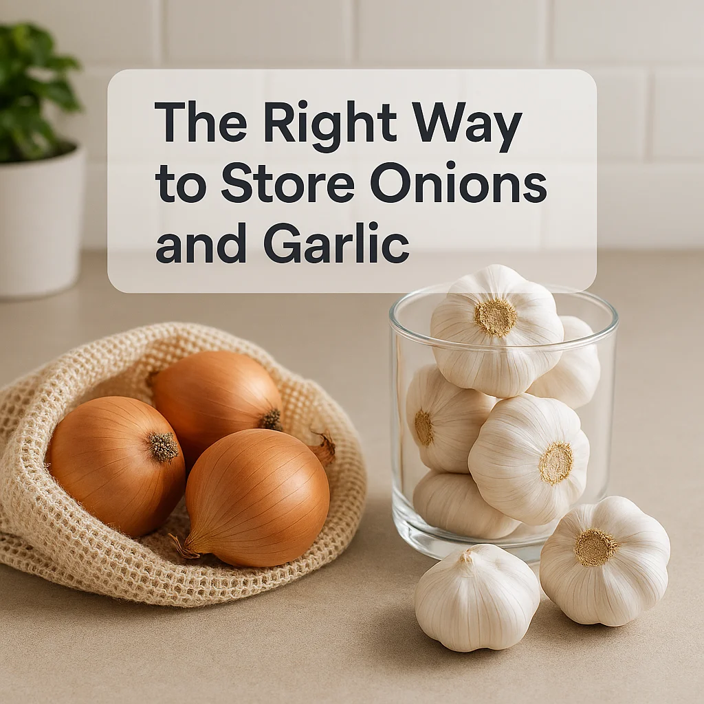 The Right Way to Store Onions and Garlic