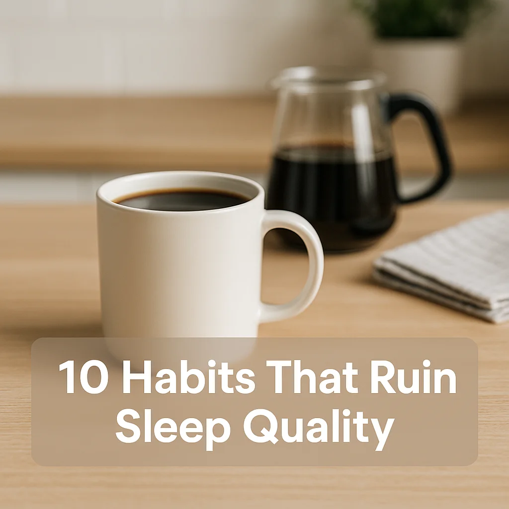 10 Habits That Ruin Sleep Quality