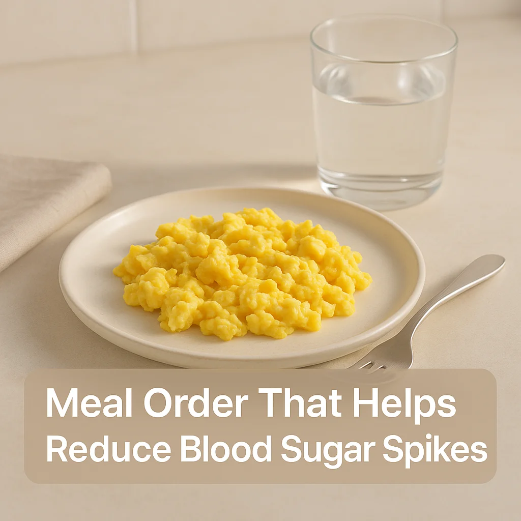 Meal Order That Helps Reduce Blood Sugar Spikes