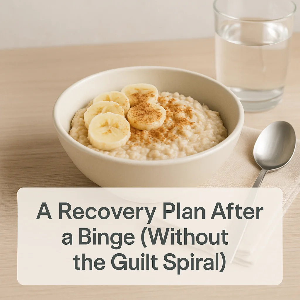 A Recovery Plan After a Binge (Without the Guilt Spiral)