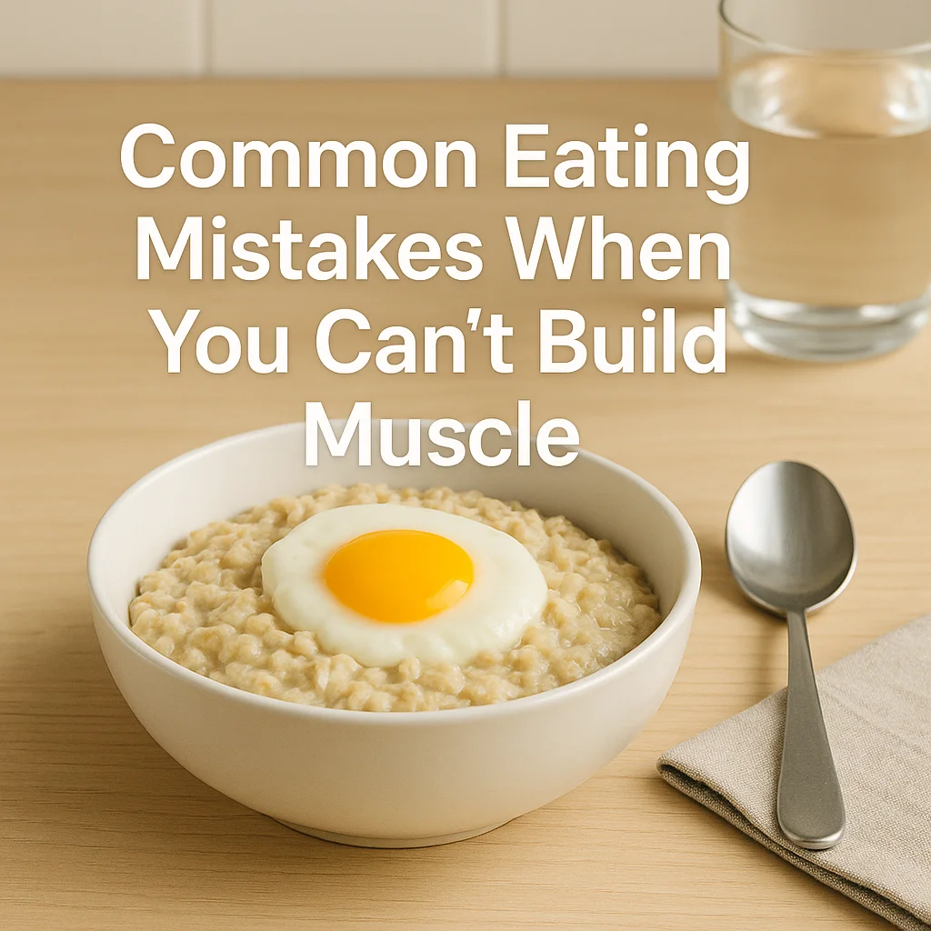 Common Eating Mistakes When You Can’t Build Muscle