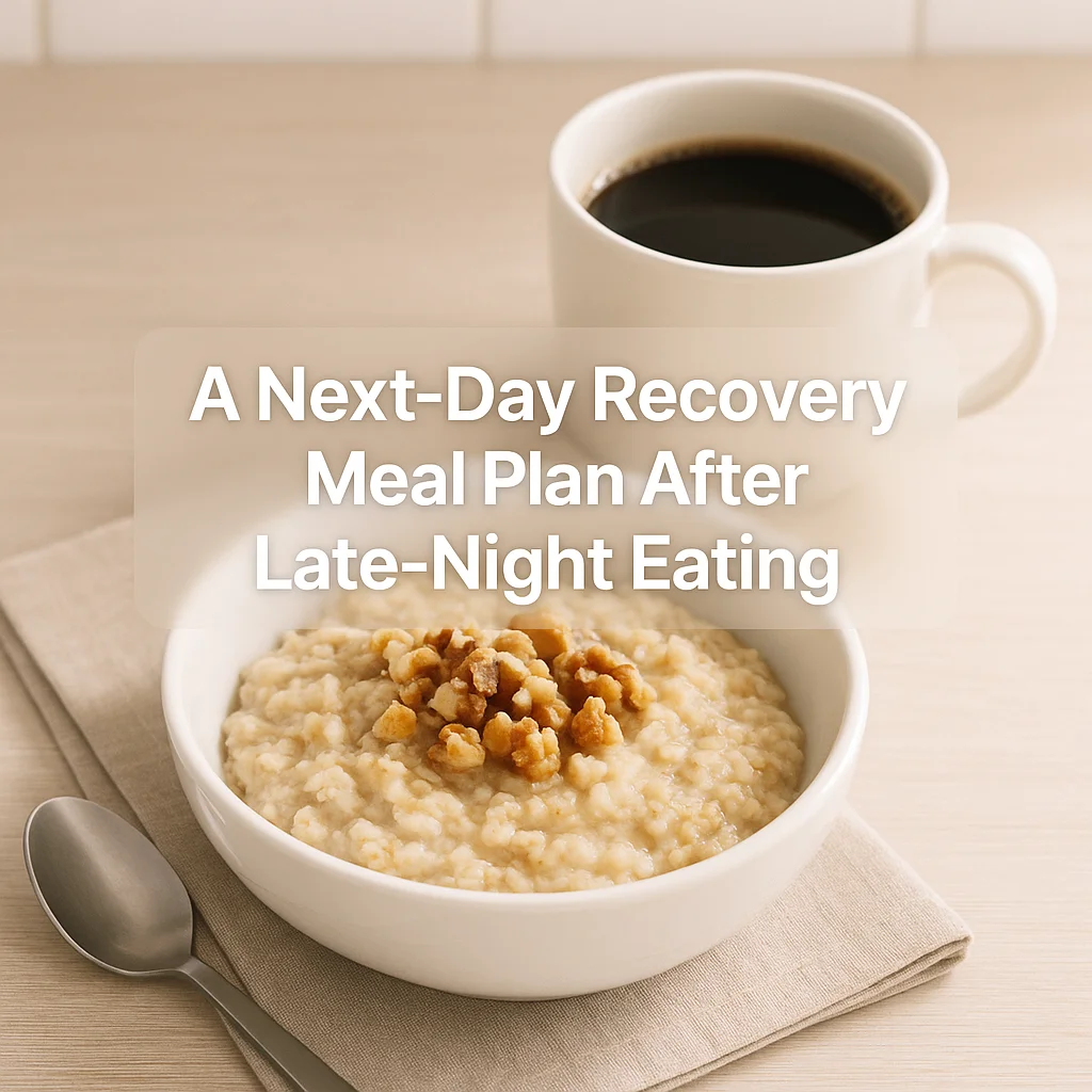 A Next-Day Recovery Meal Plan After Late-Night Eating