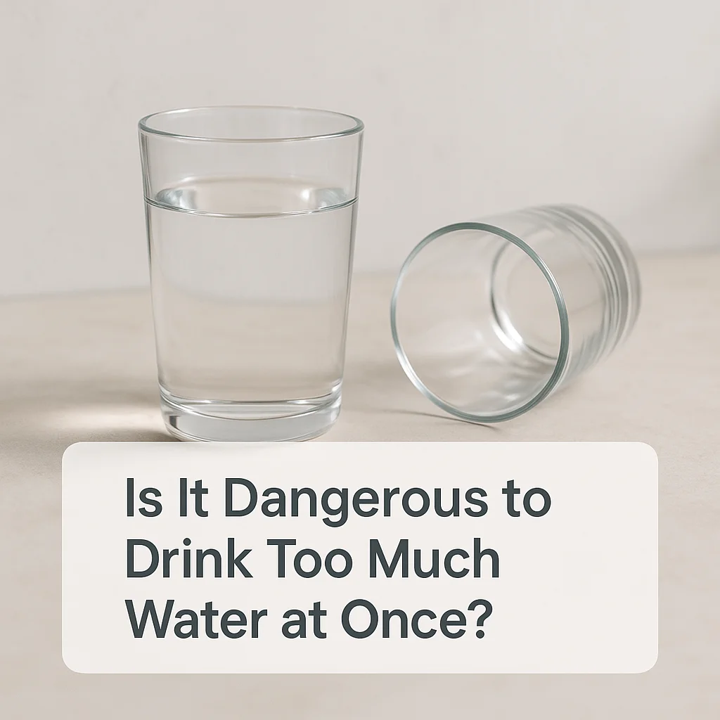 Is It Dangerous to Drink Too Much Water at Once?