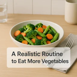 A Realistic Routine To Eat More Vegetables