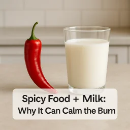 Spicy Food Milk Why It Can Calm The Burn