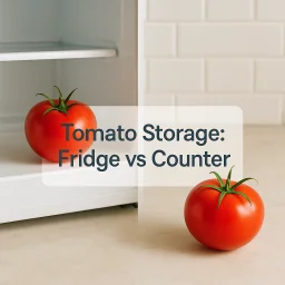 Tomato Storage Fridge vs Counter